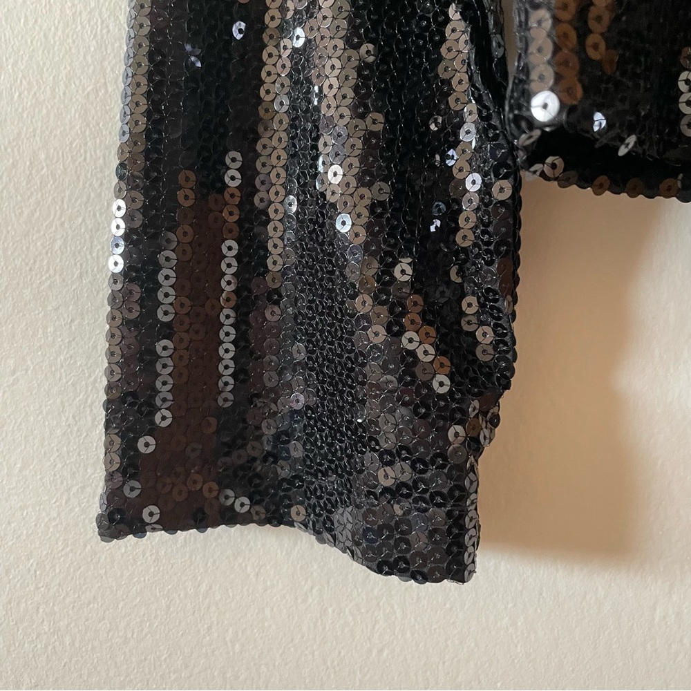 Weissman Black Sequin Jacket - image 5